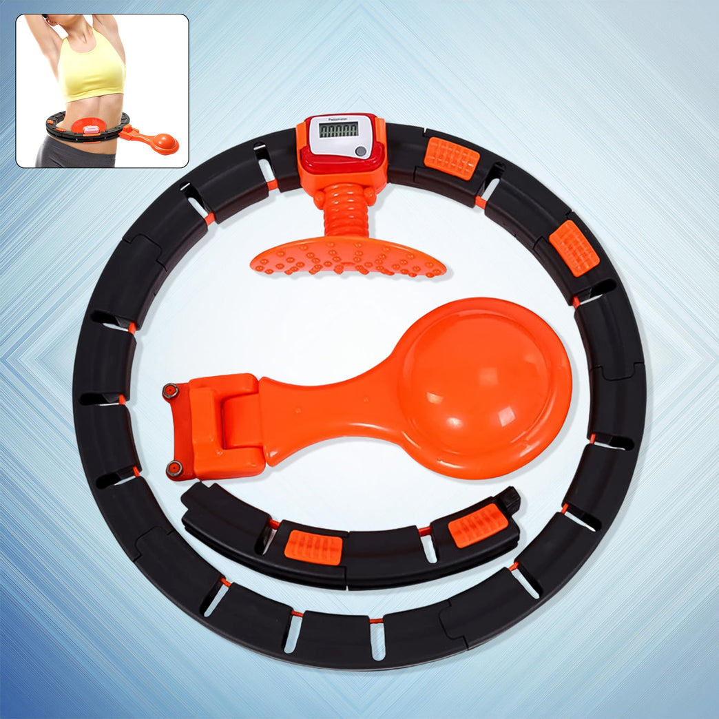 Smart Fitness Hula Hoops With Spinning Ball And Intelligent Counter (1 Pc Loose)