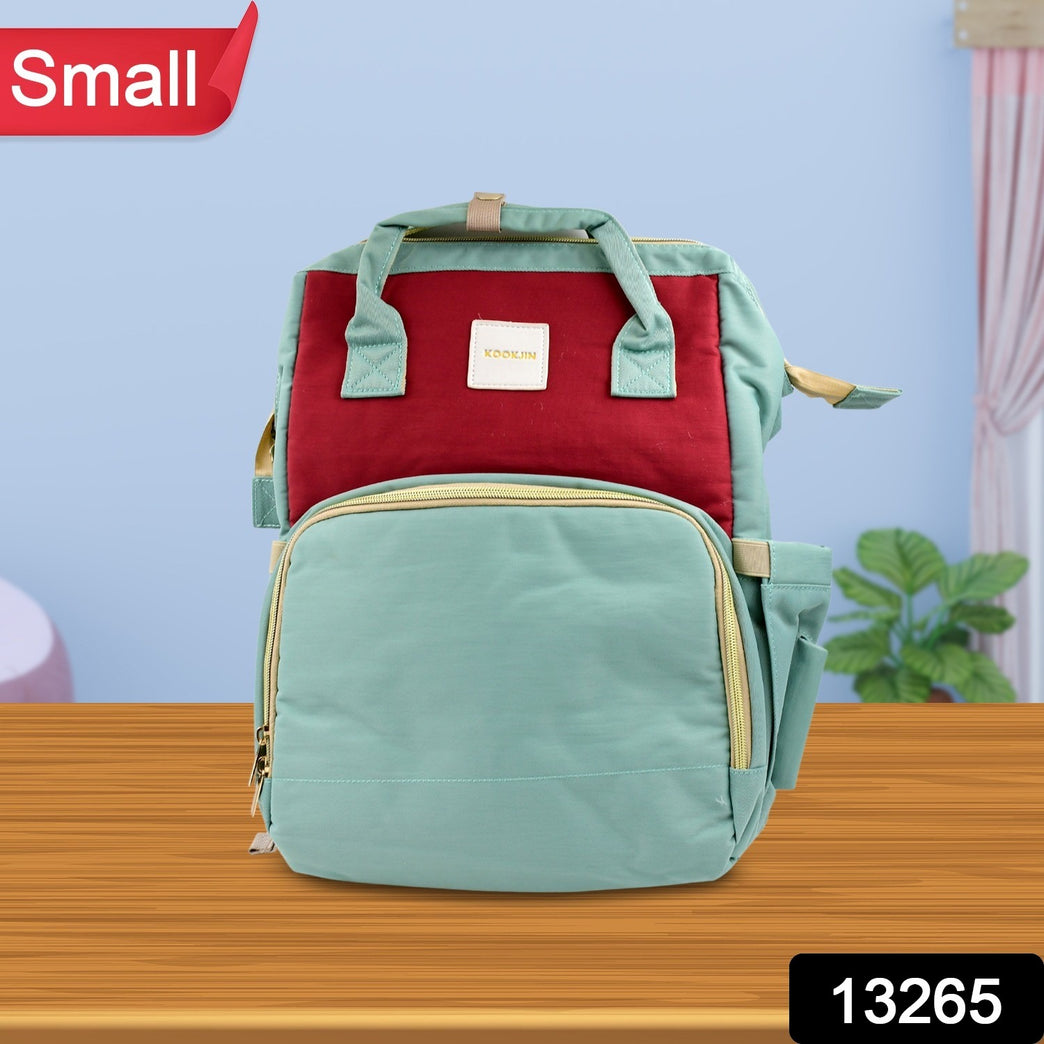 Multipurpose Moms Backpack Diaper Bag (1 Pc 14 Pocket Small)