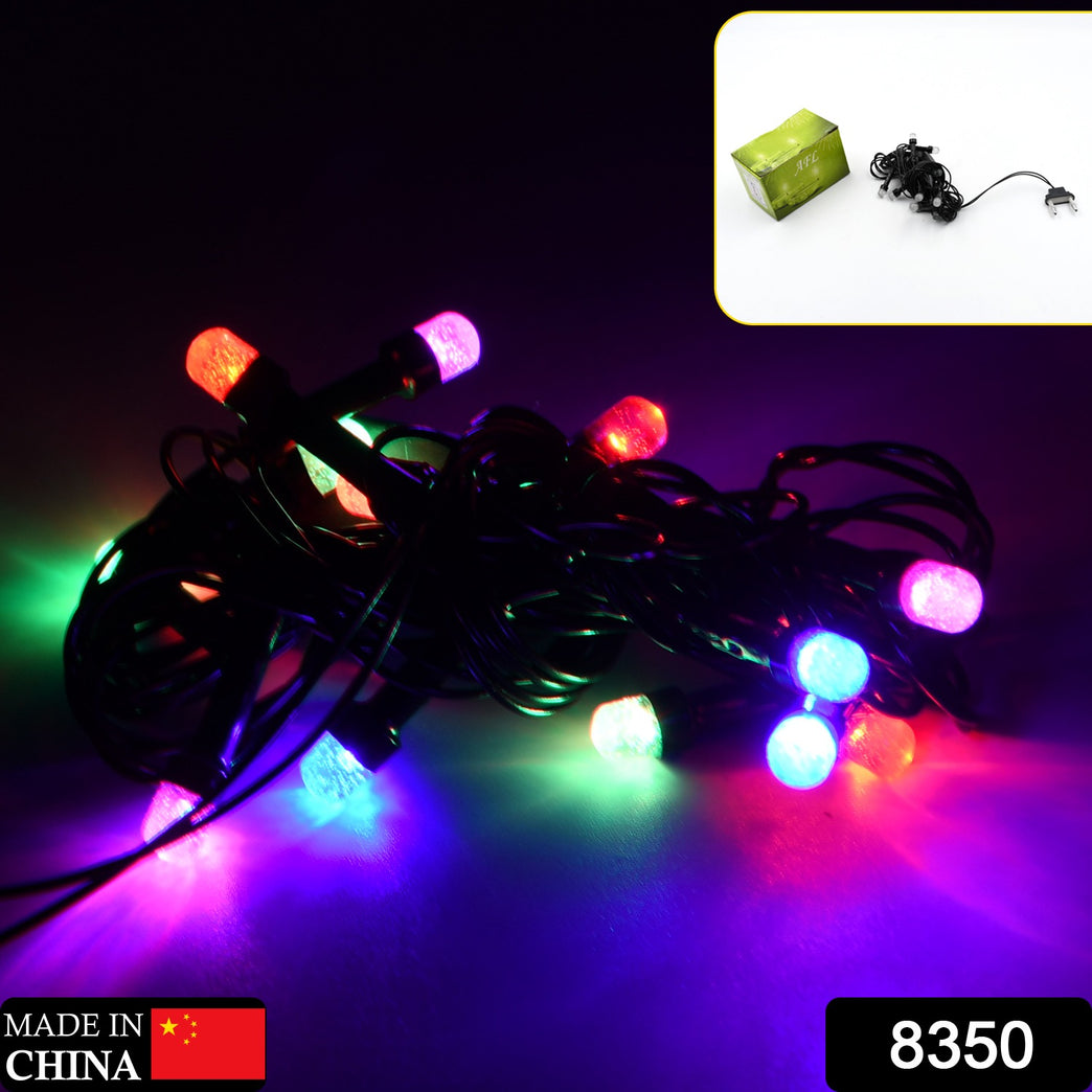 8350 3mtr Home Decoration Diwali Wedding Led Christmas String Light Indoor And Outdoor Light Festival Decoration Led String Light Multi-color Light 1.4mm (15l 3 Mtr)