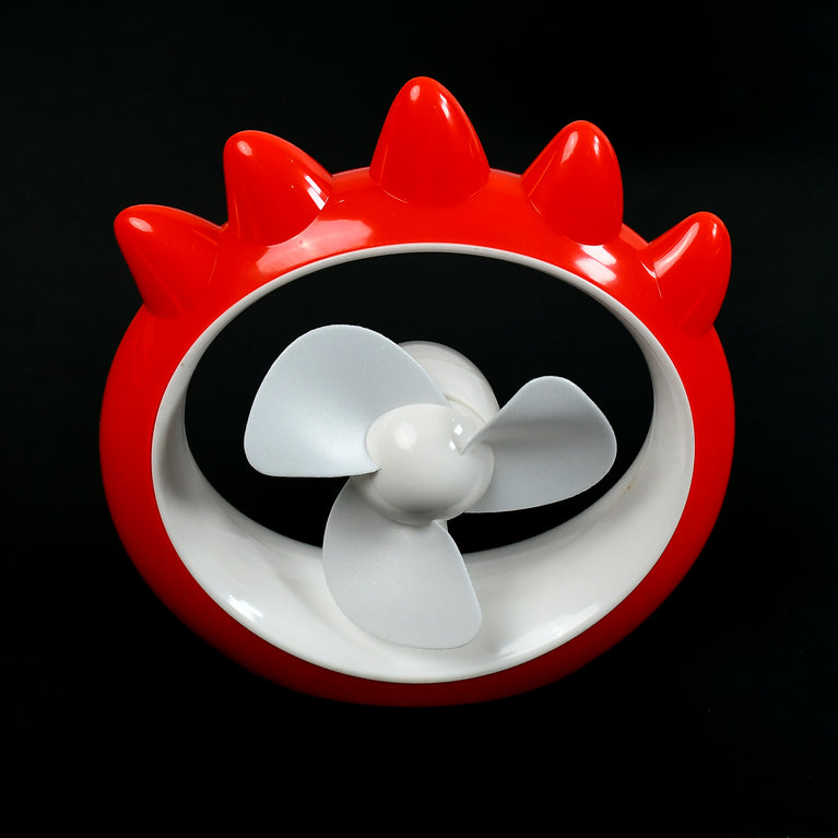 7713 Mini Desktop Fan Rechargeable Table Fan Handheld Fan Usb Fan Desk Fan Cooling Fan For Home Office Car Multi Use Fan (Battery Not Include)