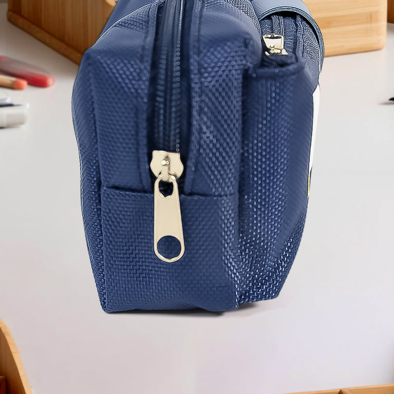 Pencil Pouch With Zipper 1 Pc 2 Compartment)
