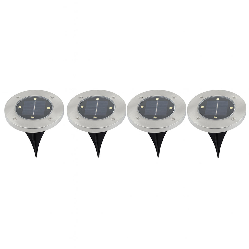 Solar Powered Led Garden Lights (4 Pc)