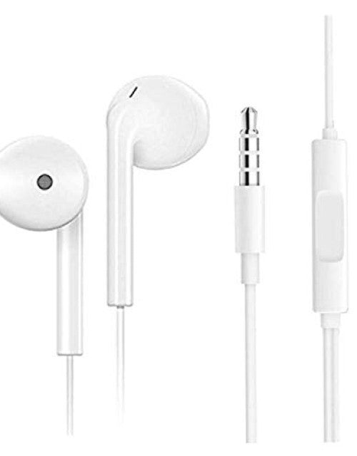 3.5Mm Stereo Wired In Ear Earphones With Mic For Calling, Volume Control, Multifunction Button