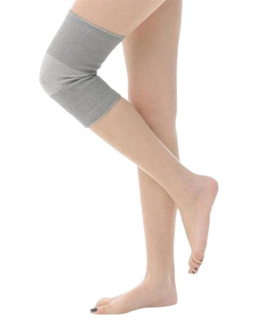 3D Knee Cap Medium Grey Color Knee Support For Men & Women Knee Braces For Sports, Workout & Pain Relief (1 Pair)