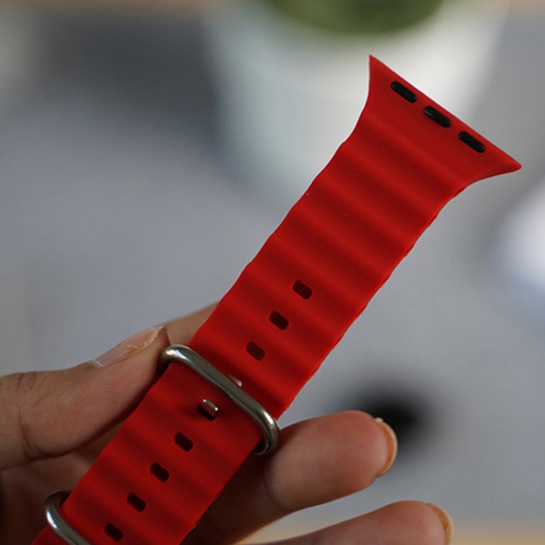 7 In 1 Ultra Smart Watch Combo With Seven Classic Straps  Transparent Screen Guard (1 Set  Mix Color)