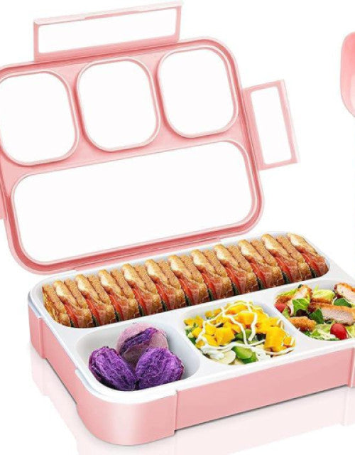 4 Compartment Bento Lunch Box for Kids Lunch Bento Box