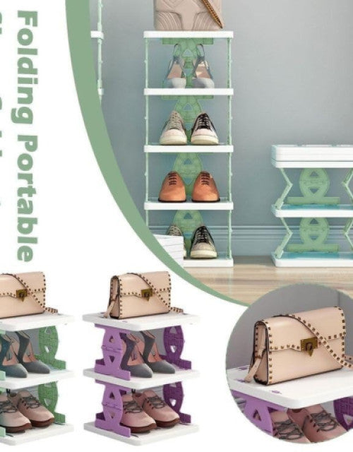 Plastic Creative 4 Layer Shoe Rack