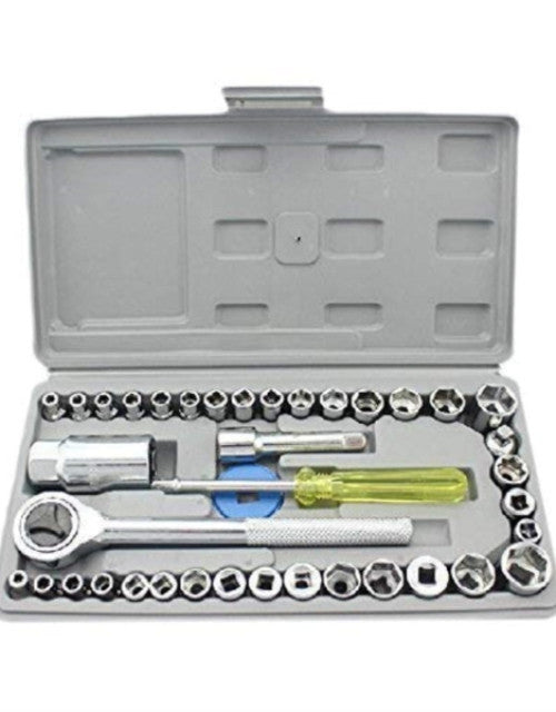 40 In 1 Pcs Tool Kit & Screwdriver, Socket, Wrench Set