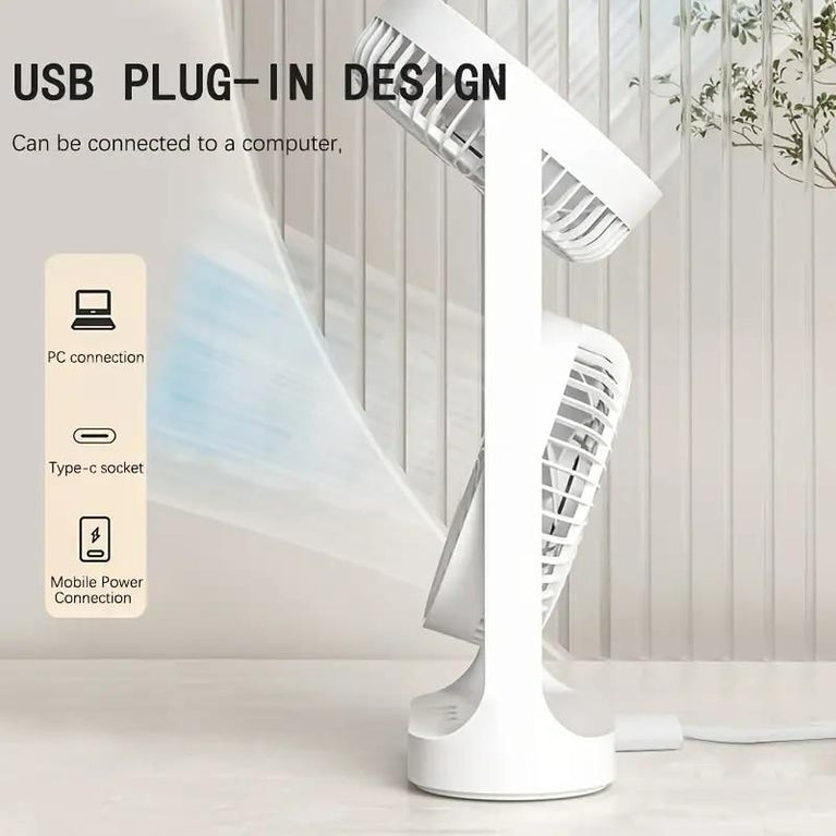 ARK 503 USB Rechargeable Dual Cooling Fan