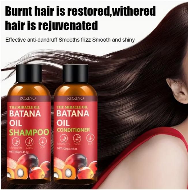 Batana Oil Shampoo & Conditioner Set (Pack of 2)