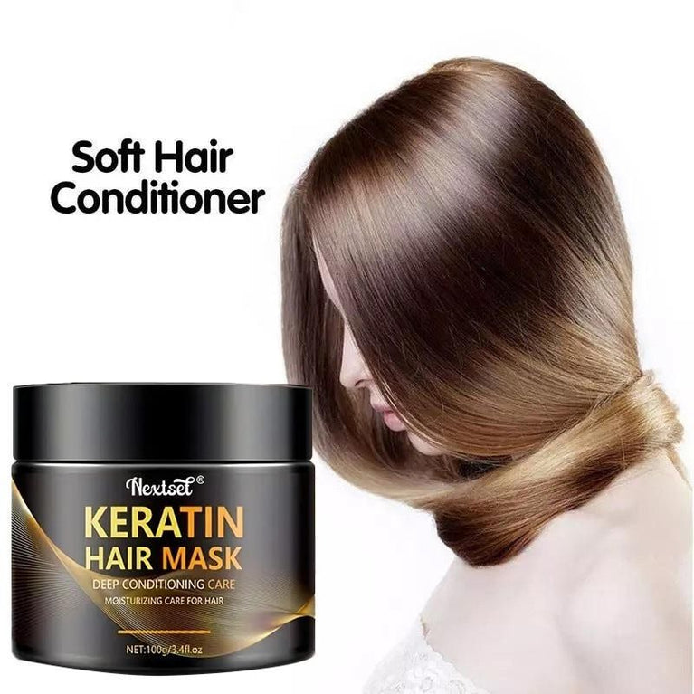 Keratin Hair Mask Deep Conditioning Care (Pack of 2)