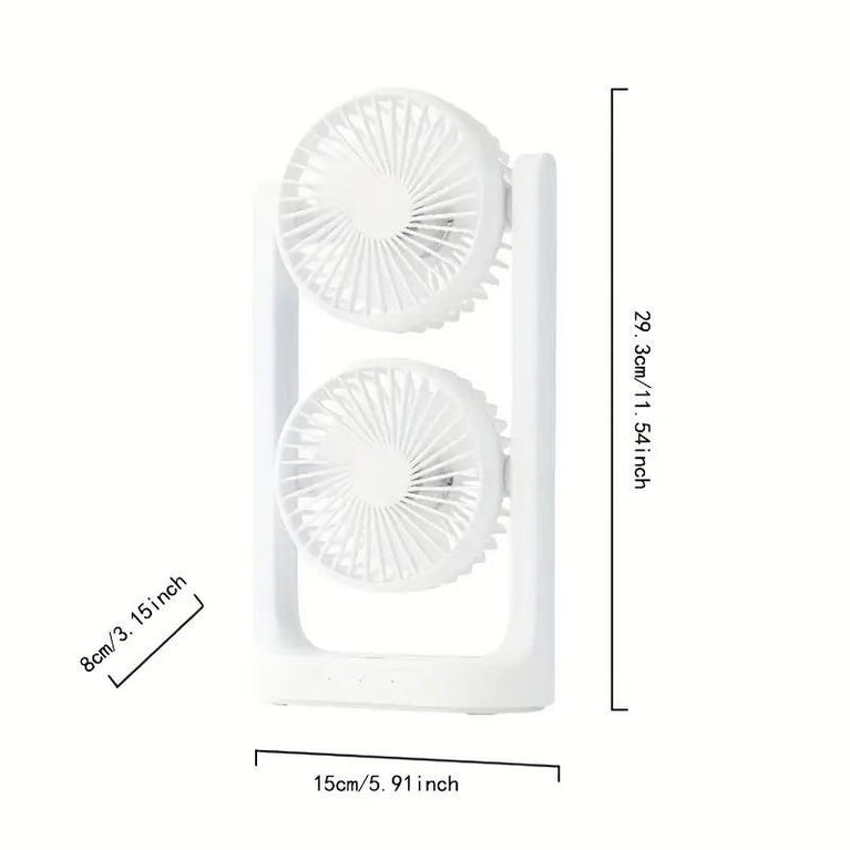 ARK 503 USB Rechargeable Dual Cooling Fan