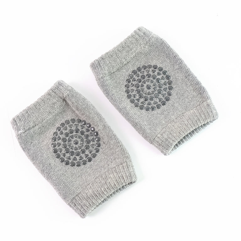 Light Grey Toddler Wool Knit Leg Warmer (Knee Guard)