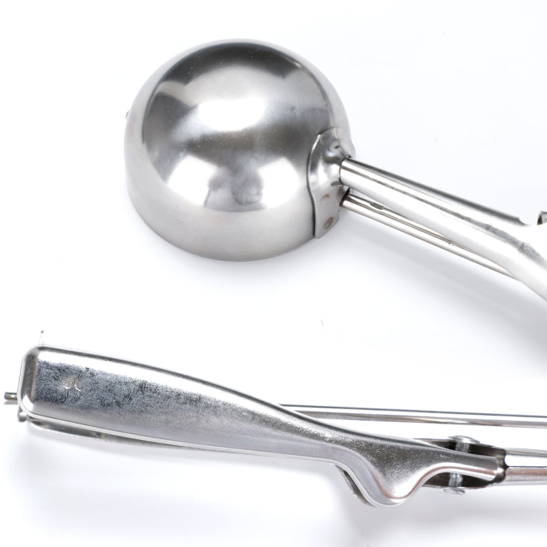 2418  Ice Cream Serving Scoop  Stainless Steel Premium Quality Ice Cream Serving Spoon Scooper With Trigger Release