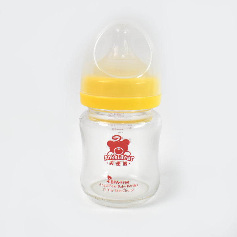 Glass Baby Feeding Bottle (120 Ml  1 Pc)