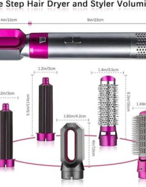 5 in 1 Hair Styler, Hot Air Brush, Airwrap Styler Electric Hair Styler