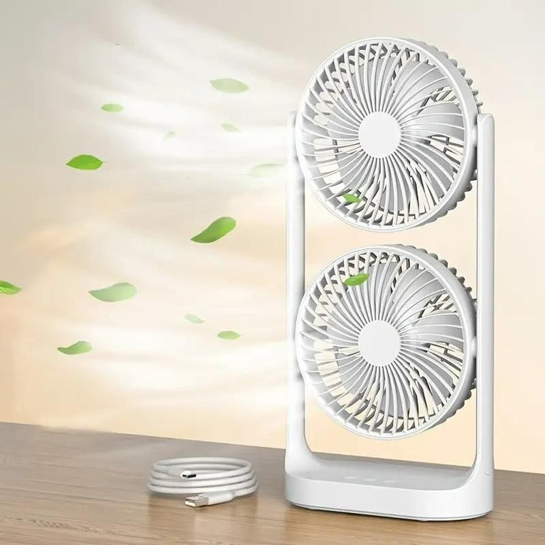 ARK 503 USB Rechargeable Dual Cooling Fan