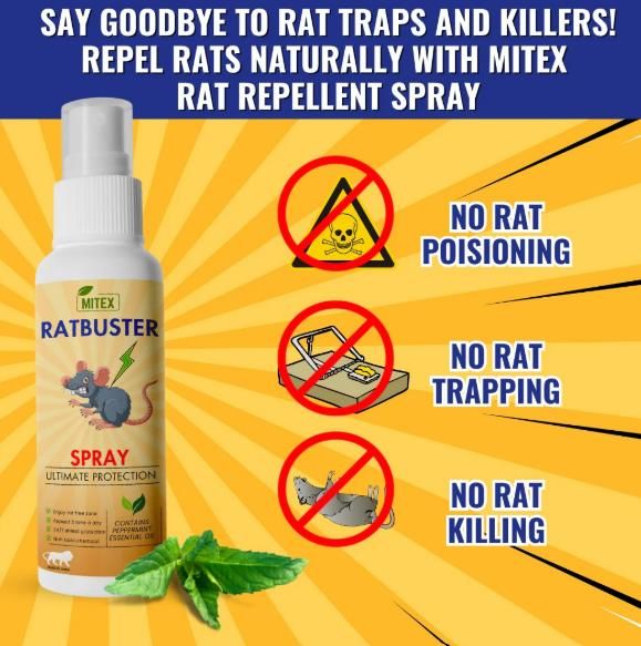 Ratbuster Spray 50ML (Pack of 3)