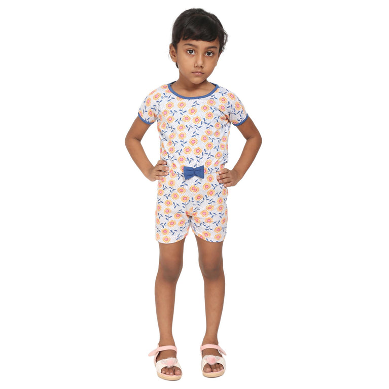 Kids Printed Jumpsuit