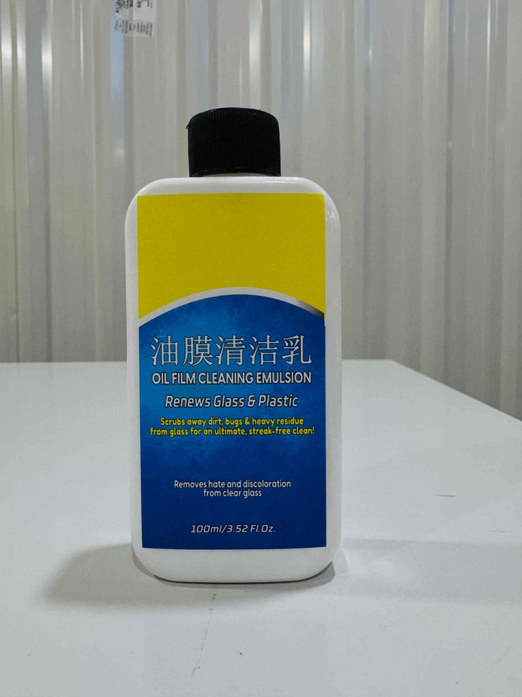 Car Oil Film Cleaning Emulsion Renews Glass & Plastic 100ML (Pack of 2)