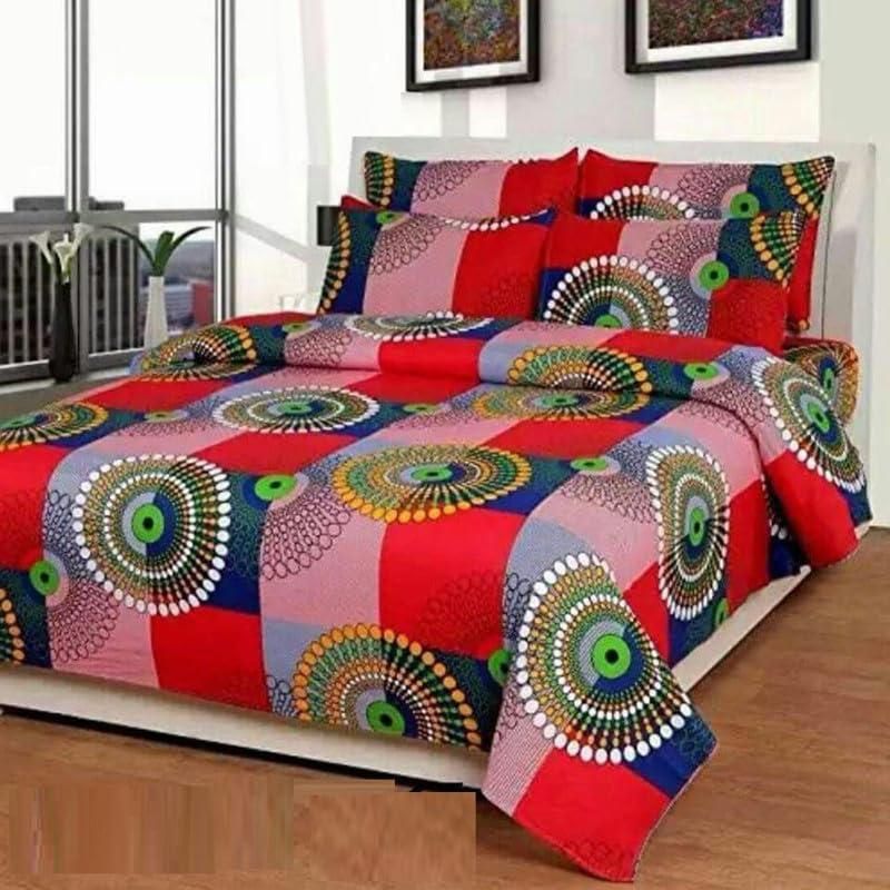 Ultrasoft Printed Polyester Cotton Double Bedsheet�