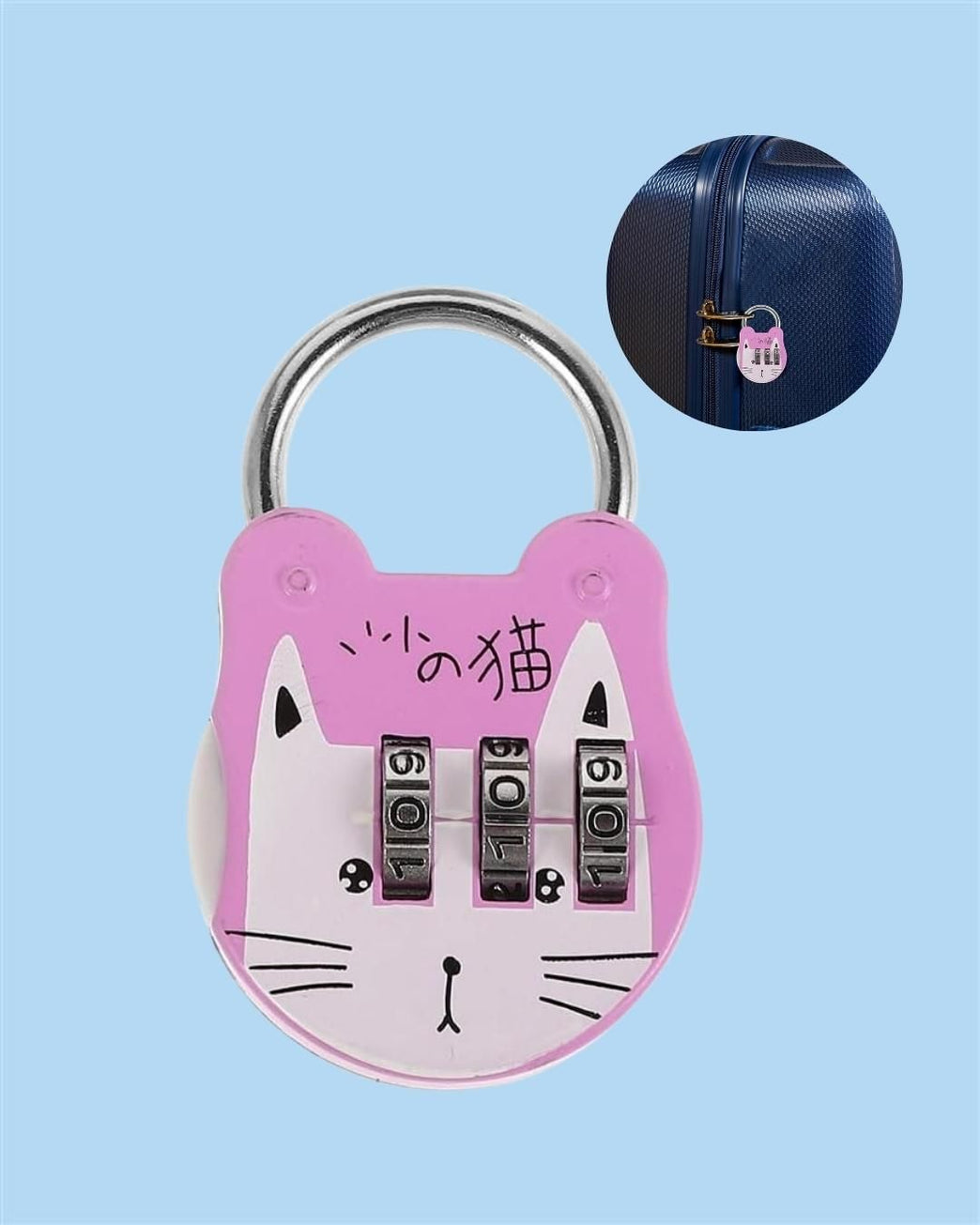 Mini Luggage Lock Anti-theft Travel Bag Digit Code Lock Gym Locker