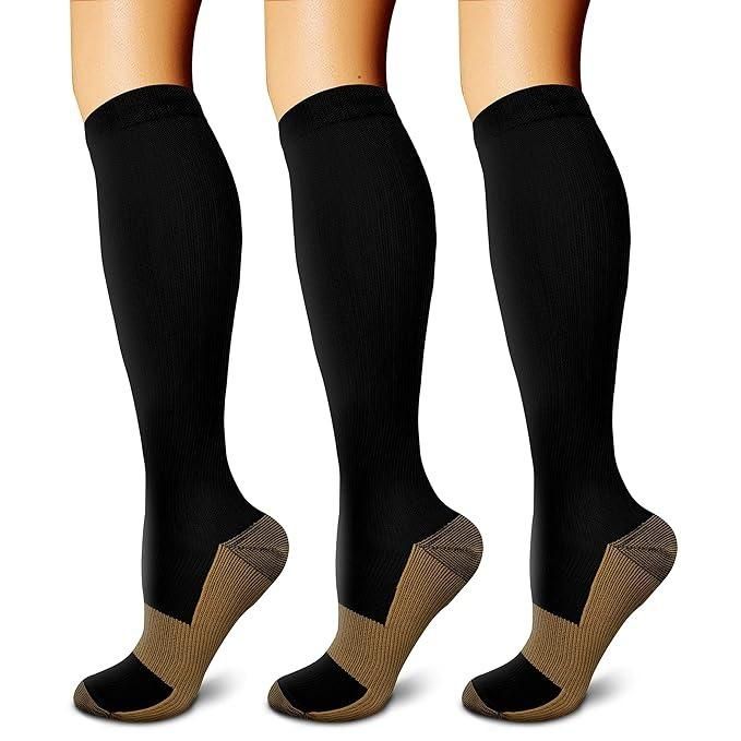 Unisex Copper Compression Socks For Legs Foot