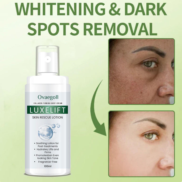 Ovaegoll Collagen Firming Body Cream Luxelift Skin Rescue Lotion 100ML (Pack of 2)