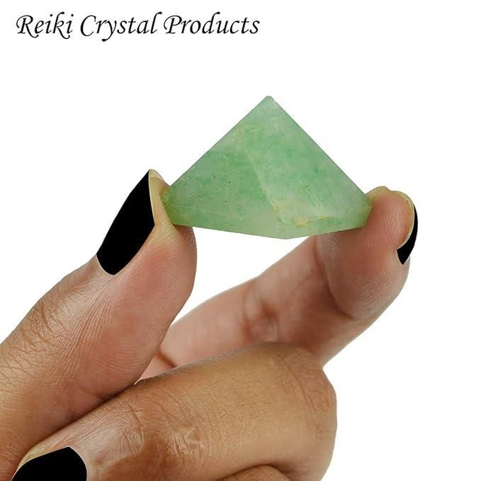 Green Jade Crystal Pyramid