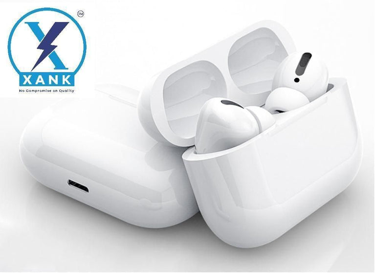 XANK Air-pods Pro with Wireless Charging Case with Sensor Enabled Bluetooth Headset (White, True Wireless)