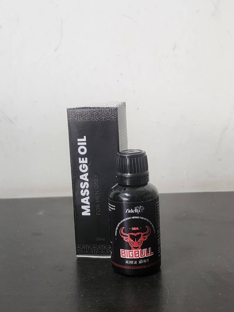 ZIDELLA BIGBULL MASSAGE OIL FOR MEN - 30ML