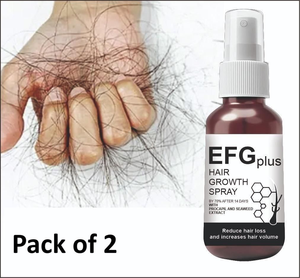 EFGPLUS Hair Growth Spray 50ml (Pack of 2)