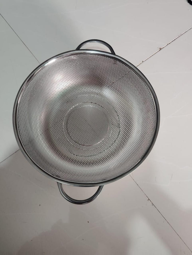 Strainer Round Drain Basket Stainless Steel Basket for Fruit Vegetable Washing