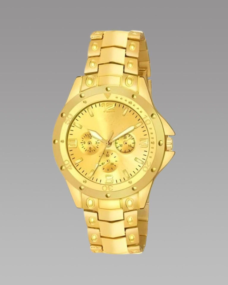 Men's Golden Stainless Steel Watches