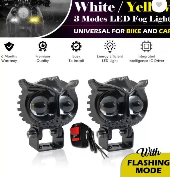 Owl Design Motorcycle Led Headlight