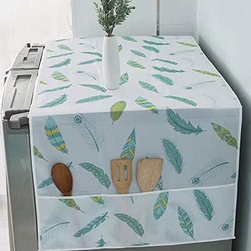 Refrigerator Waterproof Cover with Pockets