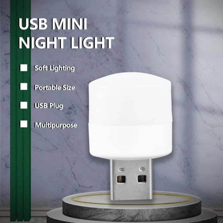 USB Night Lights LED Plug in White Buy 1 Get 2 Free