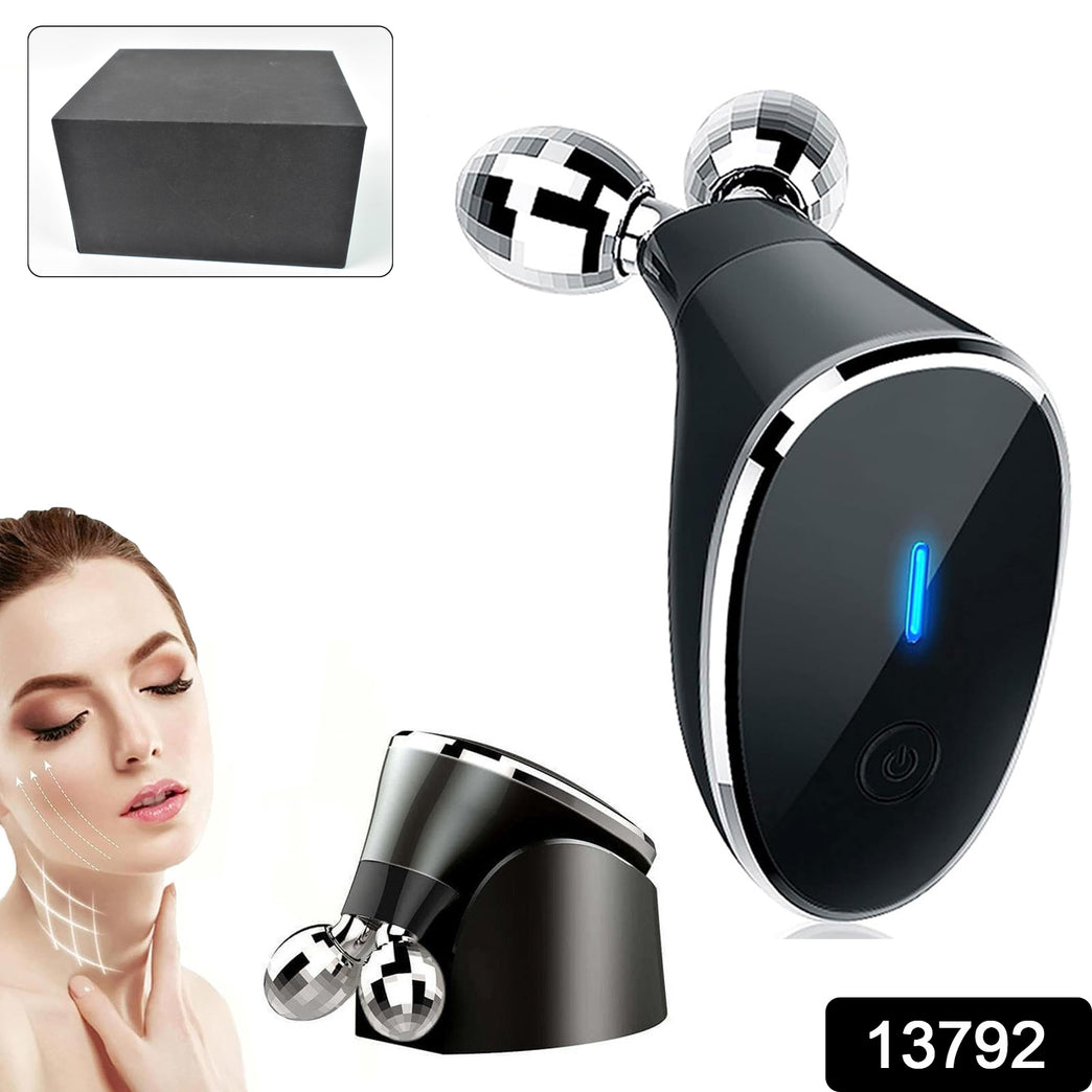 Microcurrent- Facial- Device Micro Current Face Massager Roller (1 Pc)