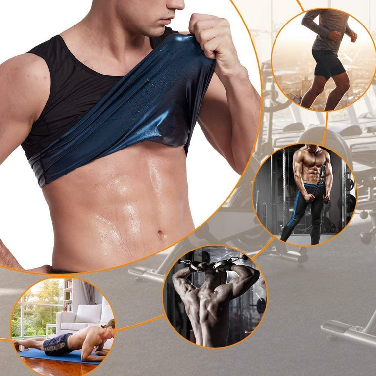 Body Shapper Vest for Men and Women Premium Workout Tank Top Polymer Shapewear Sauna Vest