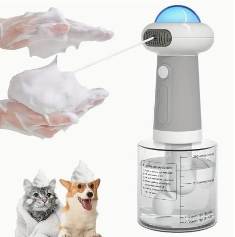 Waterproof Electric Dog Shower with Automatic Soap Dispense