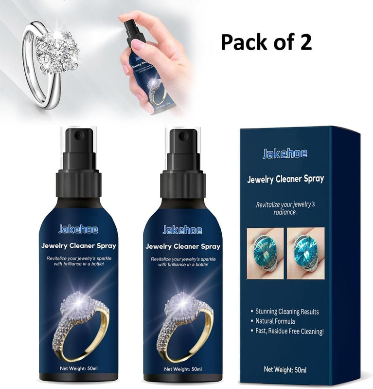 Cleaner Spray for Metal Gold Gemstones (Pack of 2)