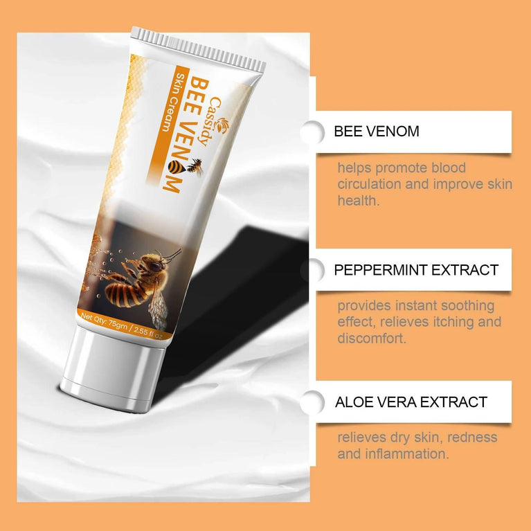 CASSIDY Bee Venom Skin Cream , 75gm (Pack Of 2).