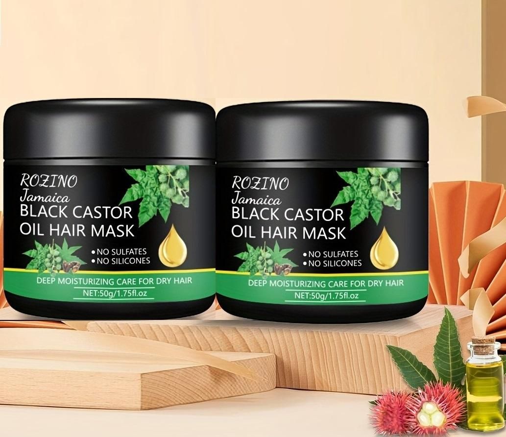 Black castor Oil Hair Mask 50gm Each Pack of 2