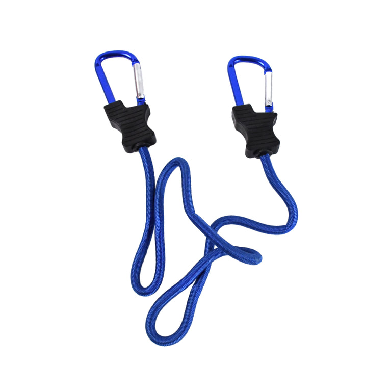 Carabiner Bungee Cords With Hook Tie Downs Luggage Strap Carrying Bag Secure (1 Pc  Mix Color)