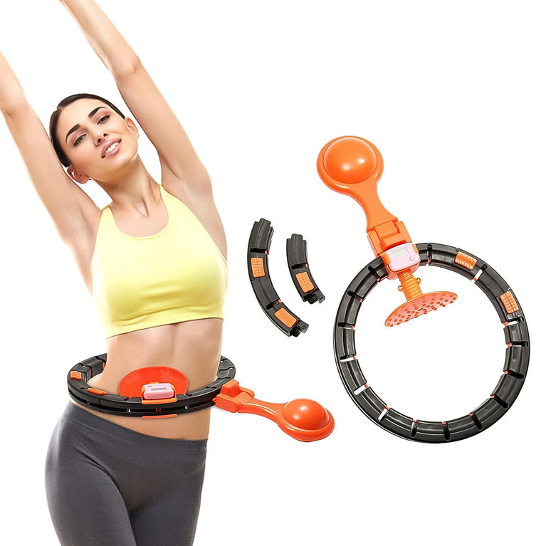 Smart Fitness Hula Hoops With Spinning Ball And Intelligent Counter (1 Pc  Loose)