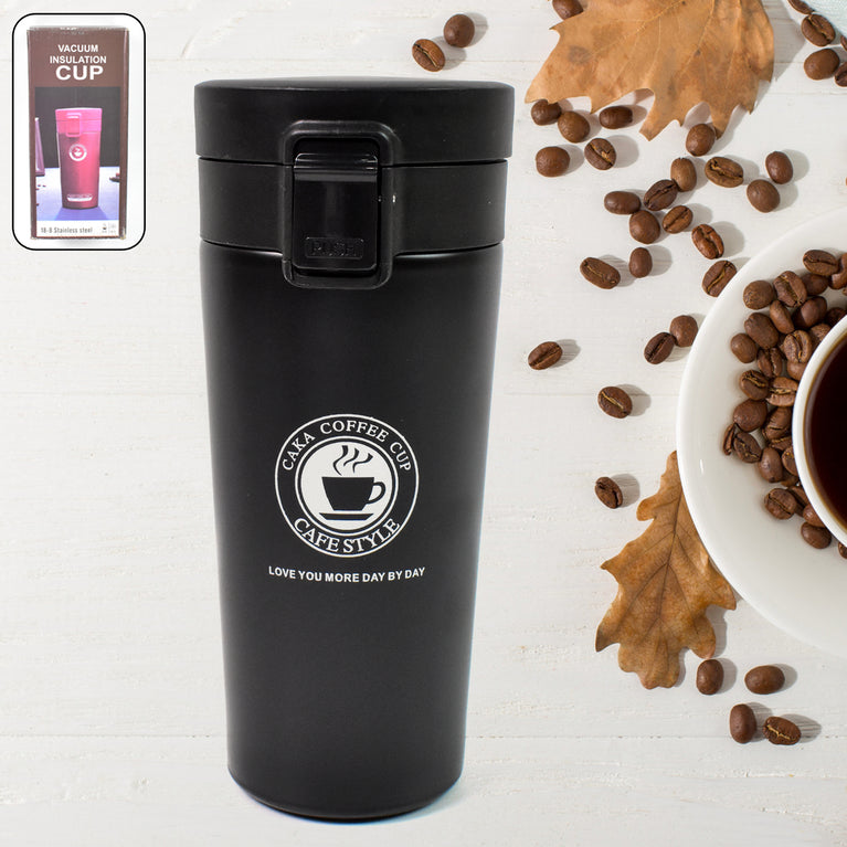 Coffee Travel Mug Insulated Coffee Cup With Leakproof Lid (380ml Approx  1 Pc)