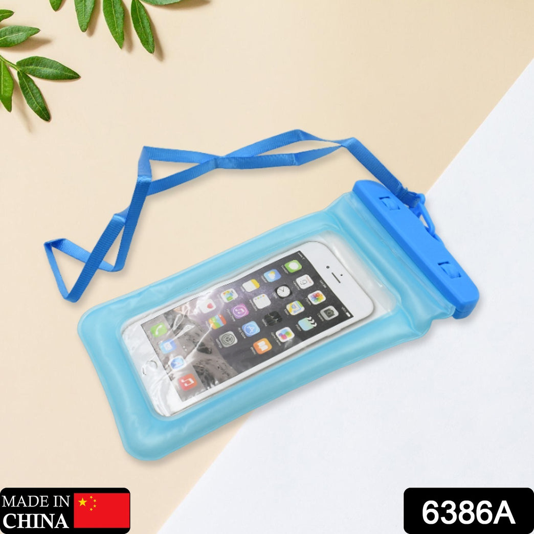 6386a  Mix Color Waterproof Pouch Lock Mobile Cover Under Water Mobile Case Waterproof Mobile Phone Case Waist Bag Underwater Bag For Smartphone Iphone Swimming Rain Cover Camping For All Mobile.