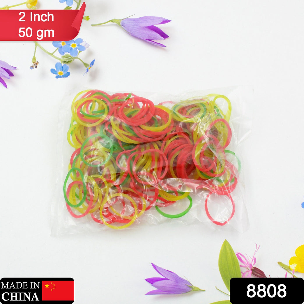 Rubber Band For Officehome And Kitchen Accessories Item Products Elastic Rubber Bands Flexible Reusable Nylon Elastic Unbreakable For Stationery School Multicolor