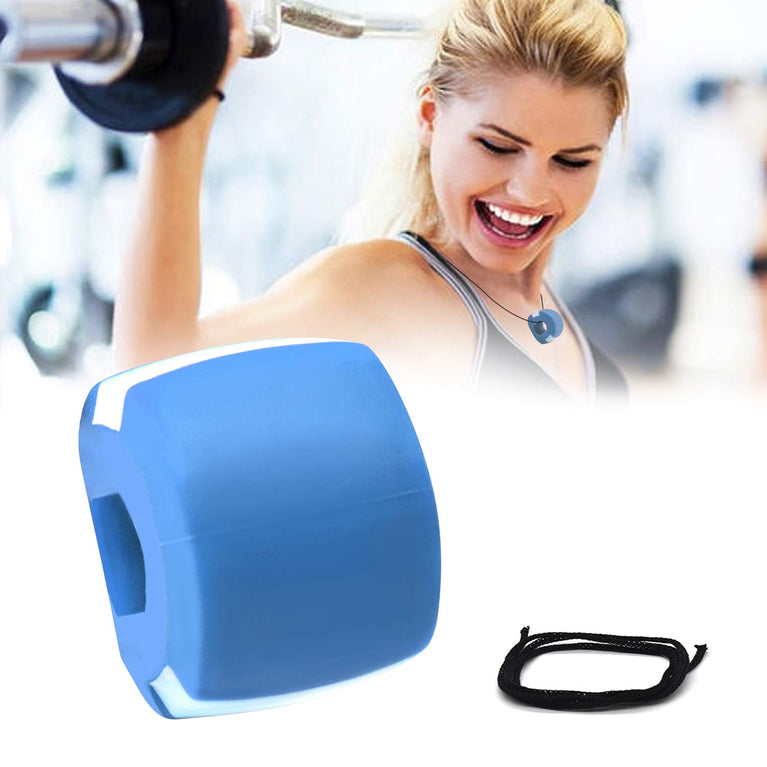 6128 Dark Blue Jaw Exerciser Used To Gain Sharp And Chiselled Jawline Easily And Fast