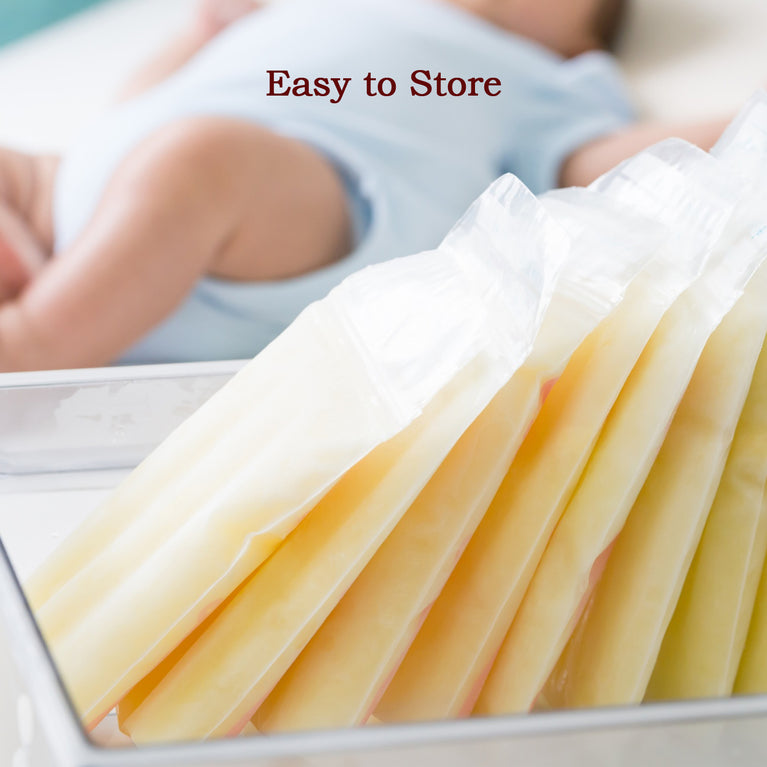 Breastmilk Storage Bags Double Zipper Seal (1 Pc)